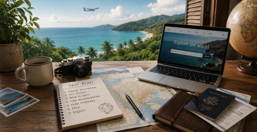 Learn how to plan a trip from scratch